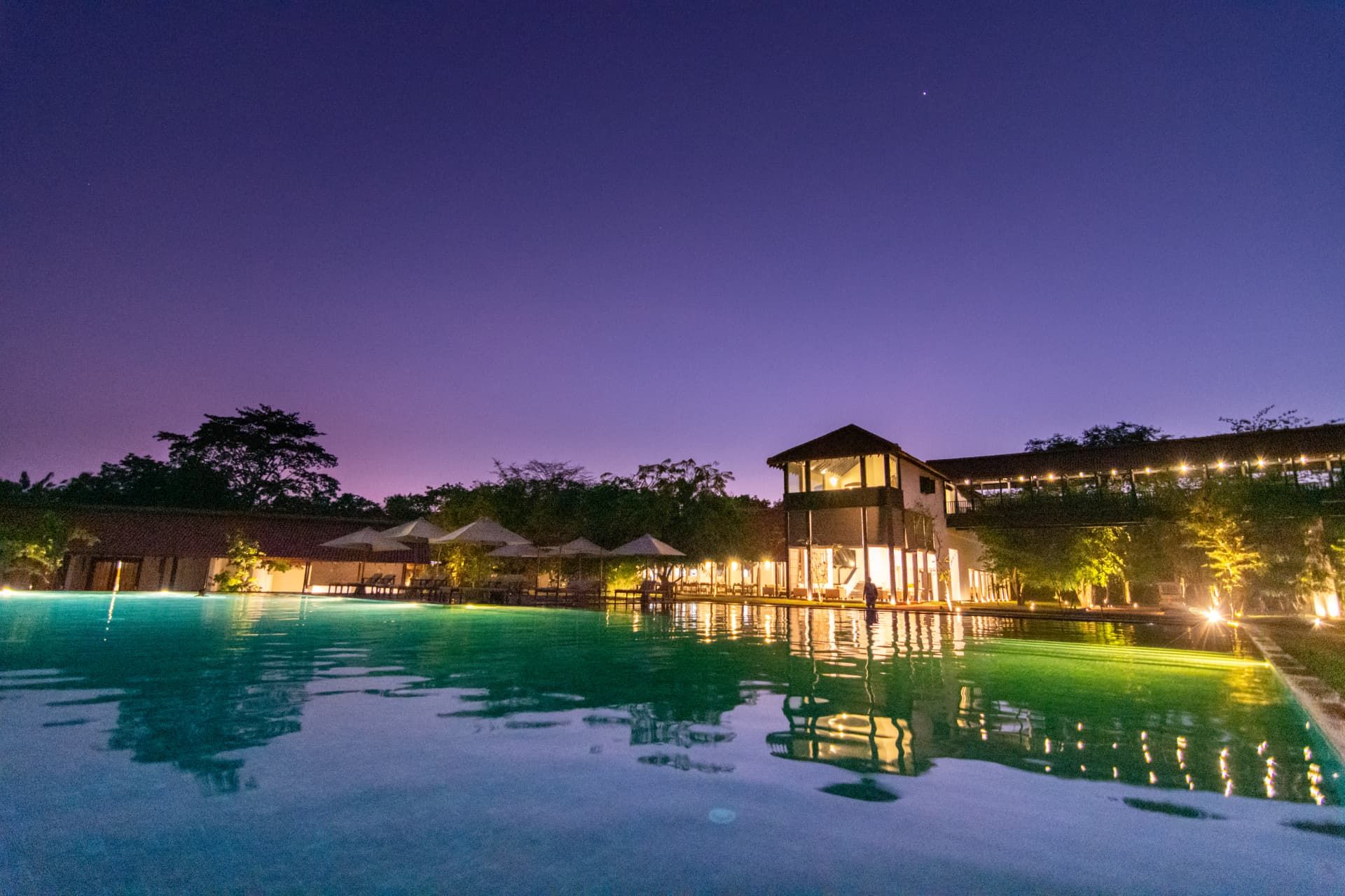 Resort at Dusk — hospitality photography by by.dankay in Sri Lanka