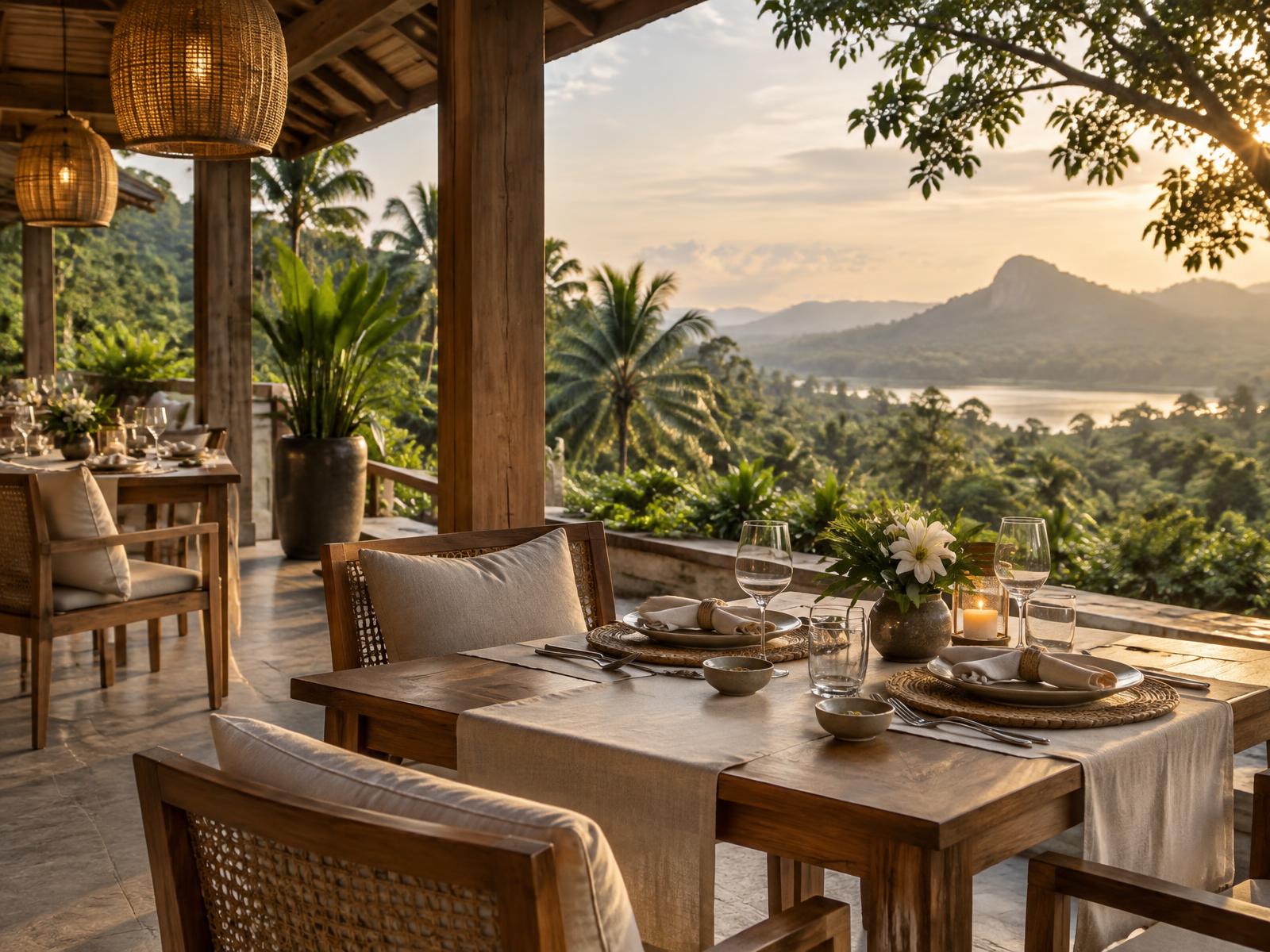 Tropical hospitality architecture in Sri Lanka